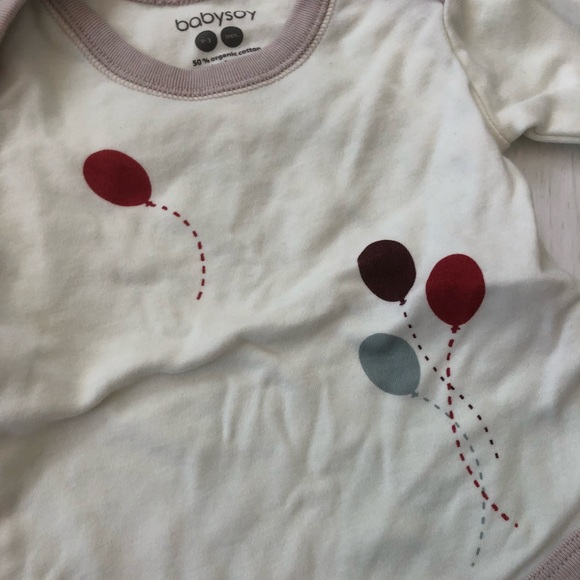 UNISEX BABYSOY LONG SLEEVE BODYSUIT - Picture 2 of 3